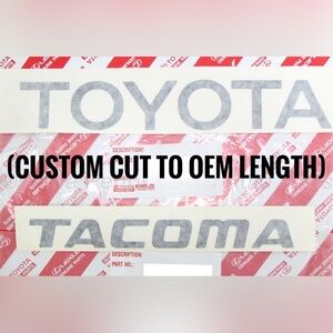 Toyota Tacoma Tailgate Decal Set (1995-2004) Year